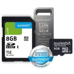 POS-Cardsysteme Swissbit TSE, microSD-Karte, 8 GB, vereinzelt