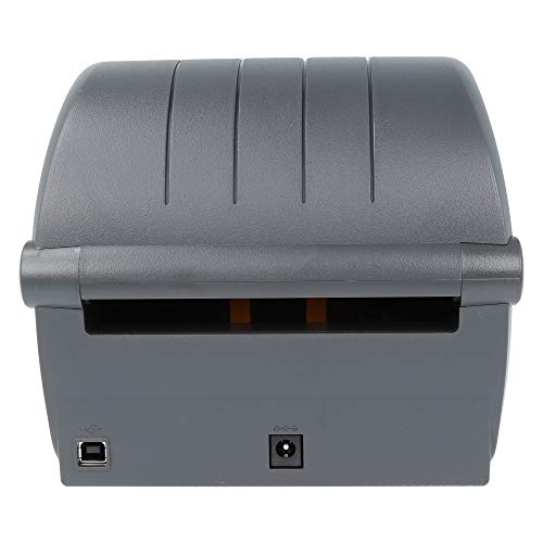 Labelident Starter-Set - Zebra ZD220d Drucker mit Abreißkante inkl. 3000 Etiketten mit Trägerperforation (ERT-E103x199Z1), 203 dpi - Thermodirekt - 104 mm max. Druckbreite, USB